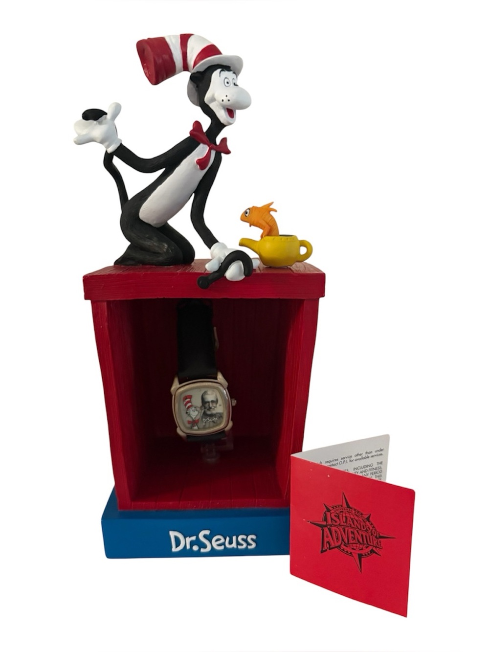 DR. SEUSS CAT IN THE HAT LIMITED EDITION NUMBERED WATCH & DISPLAY SET Universal